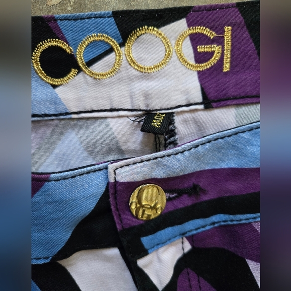 Coogi Y2K Geometric Print Pants Size 20W | Plus Size 2000s Streetwear - Picture 6 of 9